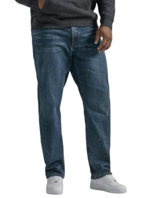 Lee Men’s Big & Tall Legendary Relaxed Straight Jean, Lieutenant, 48W x 32L