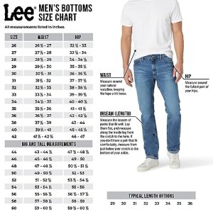 Lee Men’s Regular Fit Straight Leg Jean, Pepperstone, 36W x 32L