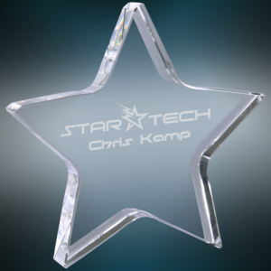 Crystal Star Paperweight