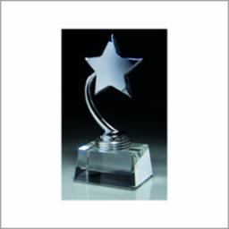 Chrome Star on Acrylic Base